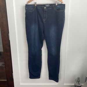 Dark wash jeans. Sz 22
